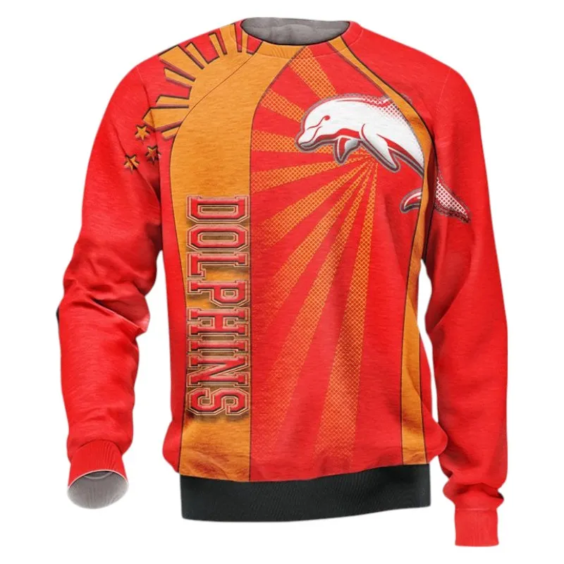 Dolphins Sweatshirt 3D Print, All Over Print Sweatshirt Dolphins NRL122062125337