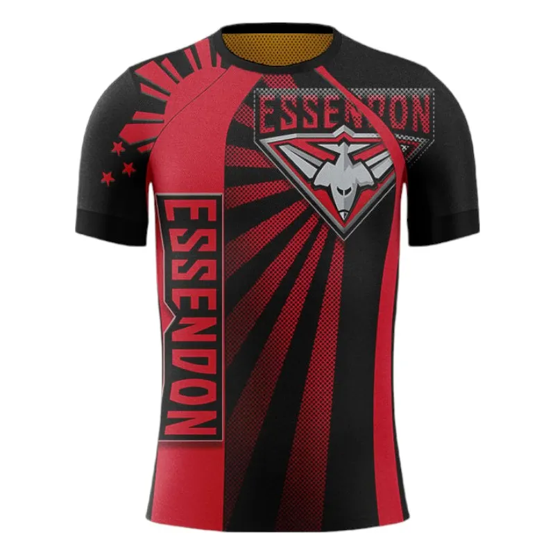 Essendon Football Club T-Shirt 3D Print, All Over Print T-Shirt Essendon Football Club AFL127062125674