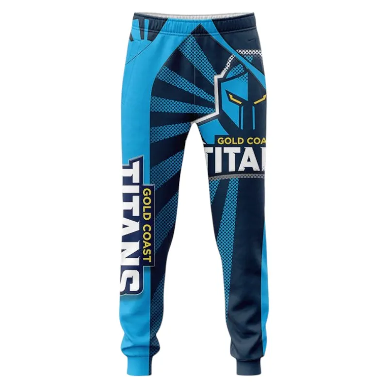 Gold Coast Titans Sweatpants 3D Print, All Over Print Sweatpants Gold Coast Titans NRL122062125338