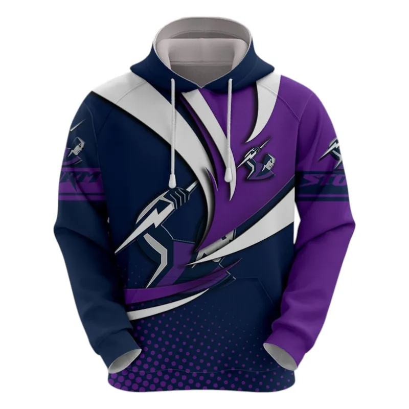 Melbourne Storm Hoodie 3D Print, All Over Print Hoodie Melbourne Storm NRL123062125789