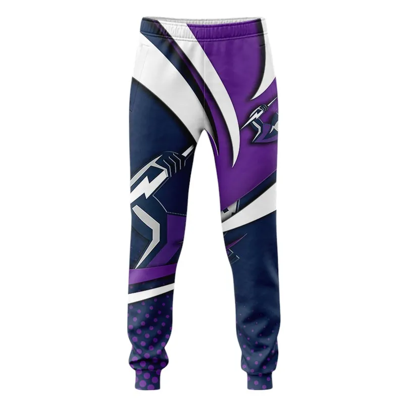 Melbourne Storm Sweatpants 3D Print, All Over Print Joggers Melbourne Storm NRL123062125789