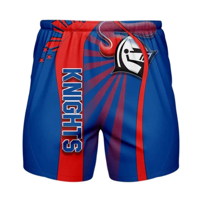 Newcastle Knights Beach Shorts 3D Print, All Over Print Hawaiian Shorts Newcastle Knights NRL122062125342
