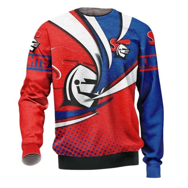 Newcastle Knights Sweatshirt 3D Print, All Over Print Sweatshirt Newcastle Knights NRL123062125785