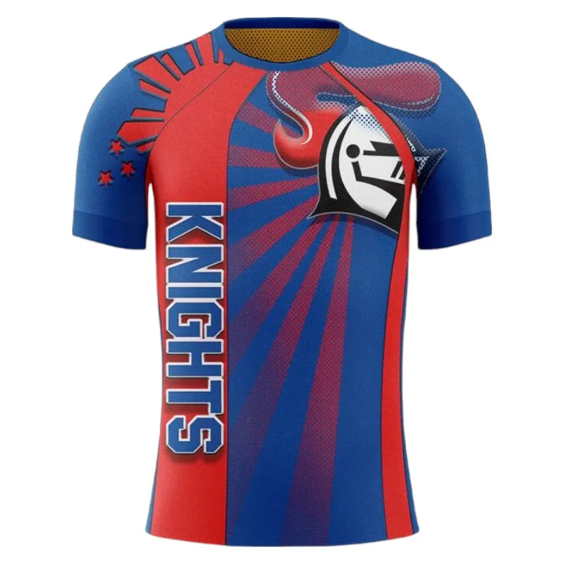 Newcastle Knights T-Shirt 3D Print, All Over Print T-Shirt Newcastle Knights NRL122062125342