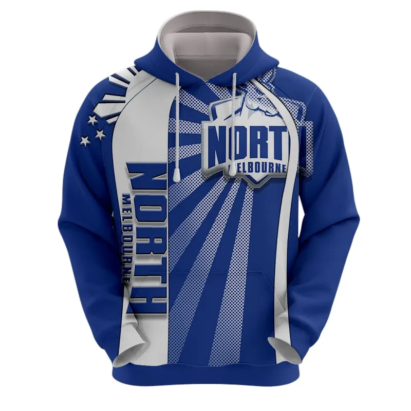 North Melbourne FC Hoodie 3D Print, All Over Print Hoodie North Melbourne FC AFL127062125680