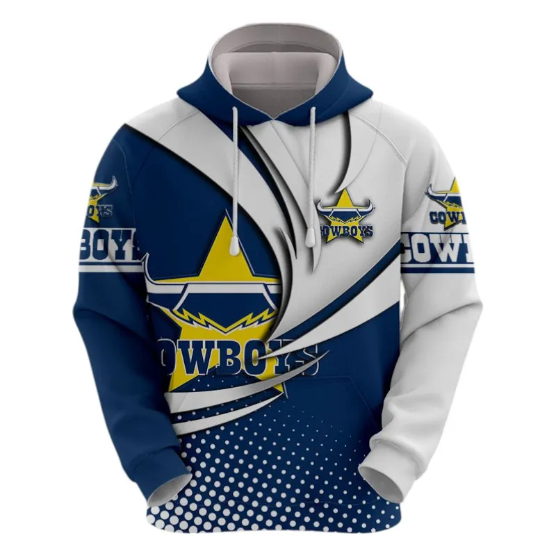 North Queensland Cowboys Hoodie 3D Print, All Over Print Hoodie North Queensland Cowboys NRL123062125783