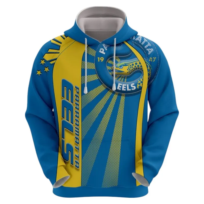 Parramatta Eels Hoodie 3D Print, All Over Print Hoodie Parramatta Eels NRL122062125344