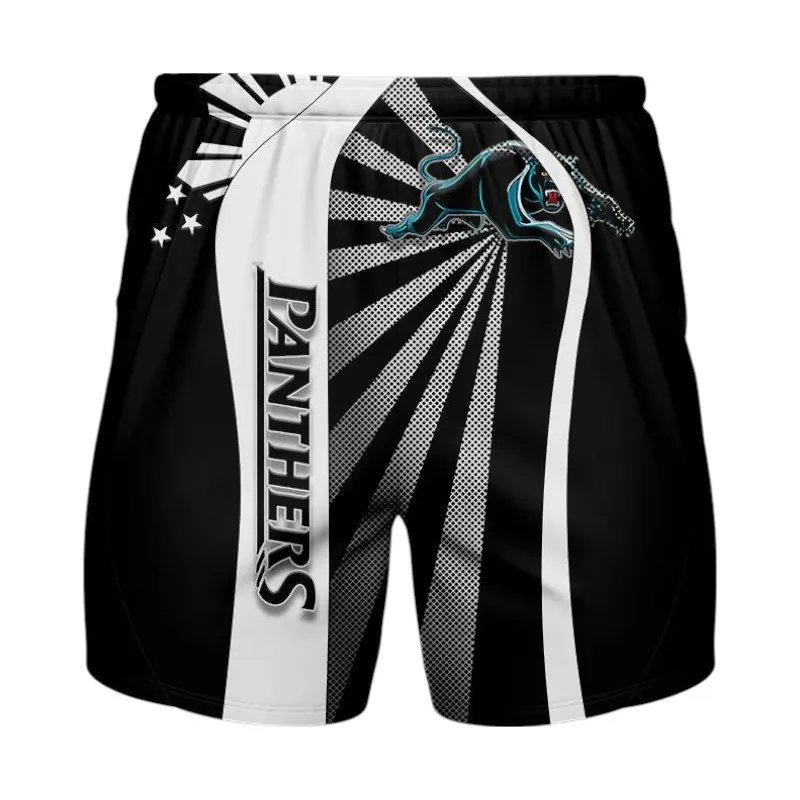 Penrith Panthers Beach Shorts 3D Print, All Over Print Hawaiian Shorts Penrith Panthers NRL122062125345