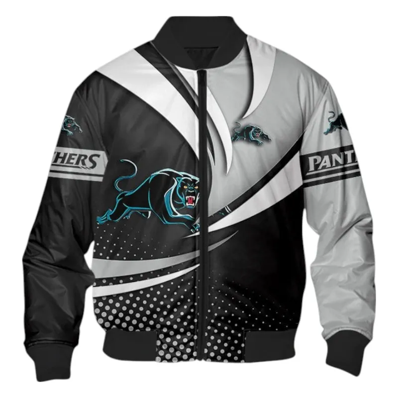 Penrith Panthers Bomber Jacket 3D Print, All Over Print Bomber Jacket Penrith Panthers NRL123062125777