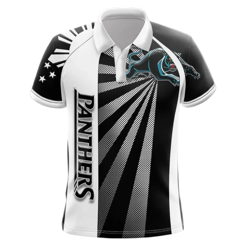 Penrith Panthers Polo Shirt 3D Print, All Over Print Polo Shirt Penrith Panthers NRL122062125345