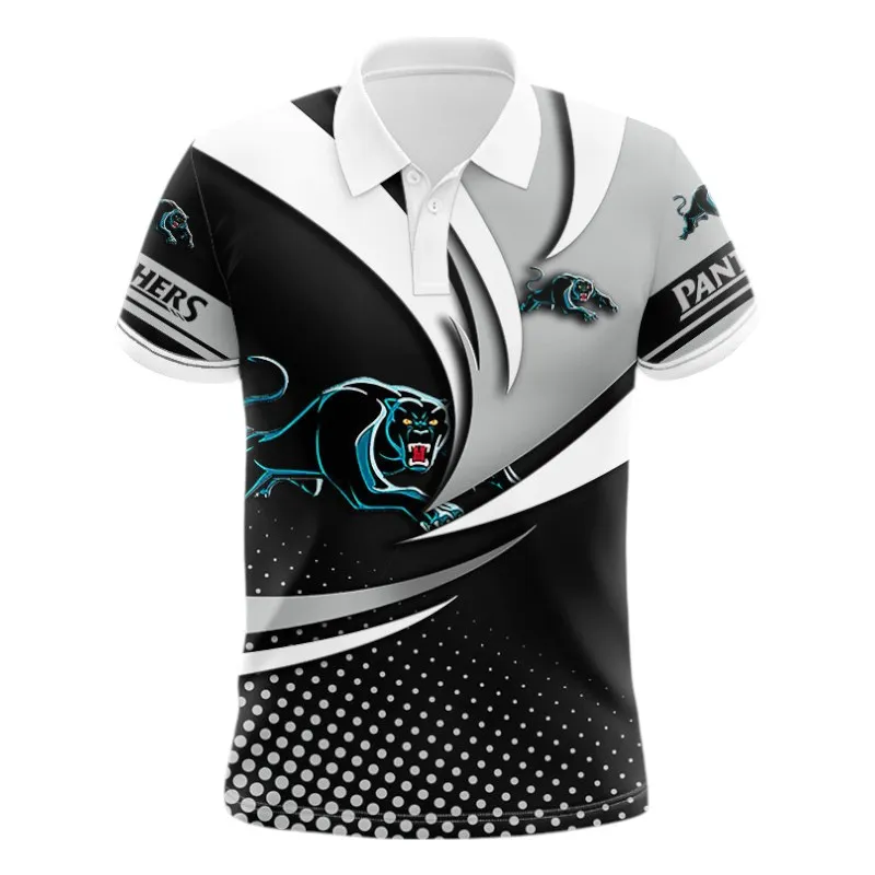 Penrith Panthers Polo Shirt 3D Print, All Over Print Polo Shirt Penrith Panthers NRL123062125777