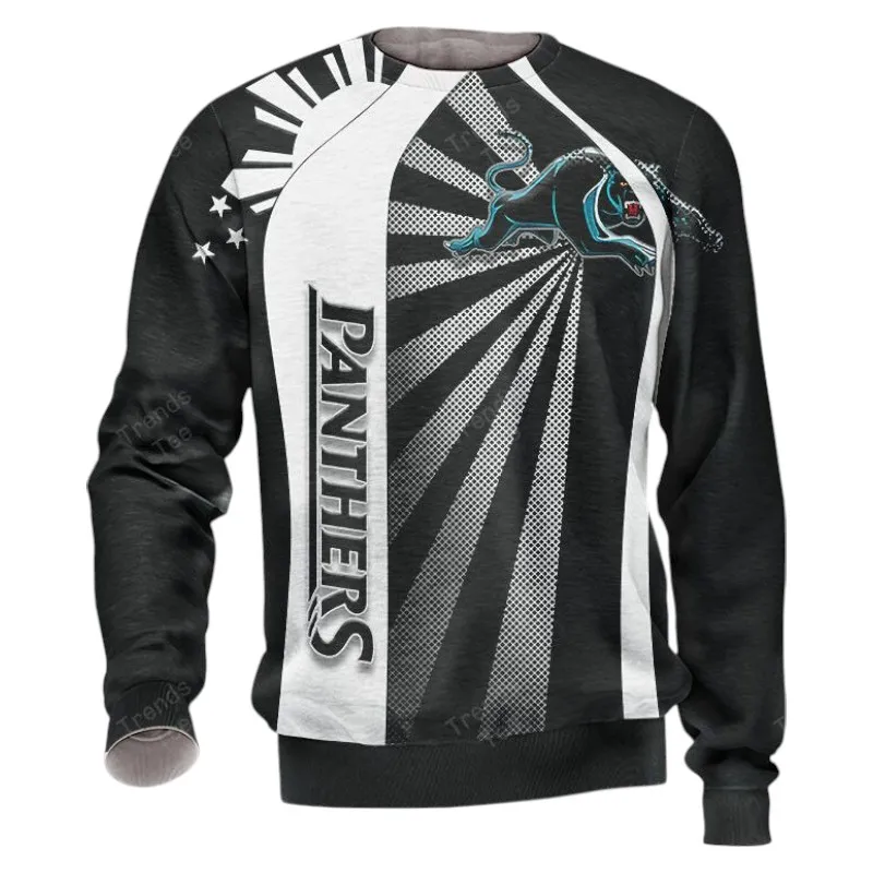 Penrith Panthers Sweatshirt 3D Print, All Over Print Sweatshirt Penrith Panthers NRL122062125345