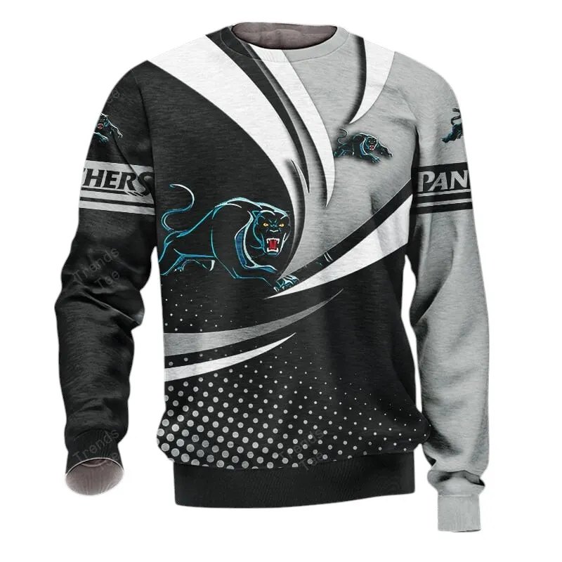 Penrith Panthers Sweatshirt 3D Print, All Over Print Sweatshirt Penrith Panthers NRL123062125777