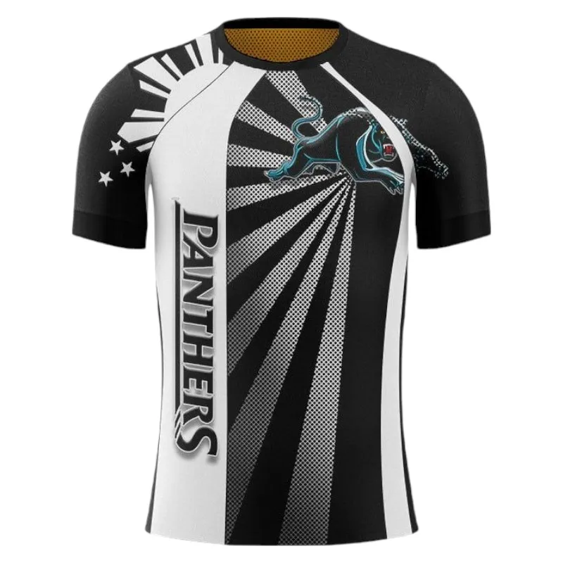 Penrith Panthers T-Shirt 3D Print, All Over Print T-Shirt Penrith Panthers NRL122062125345