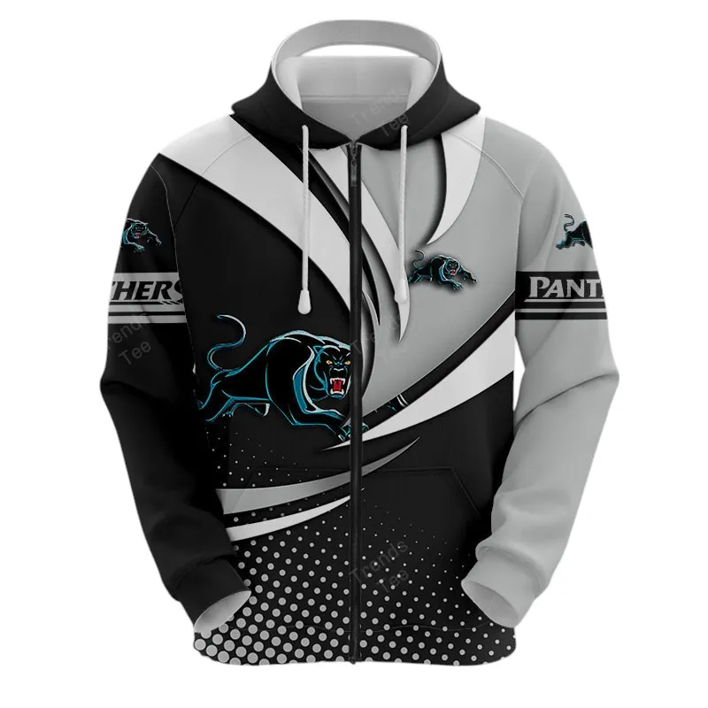 Penrith Panthers Zipper Hoodie 3D Print, All Over Print Zipper Hoodie Penrith Panthers NRL123062125777