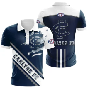 Carlton Football Club Polo Shirt 3D Print, All Over Print Polo Shirt Carlton Football Club AFL132062125453