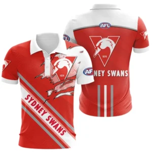 Sydney Swans Polo Shirt 3D Print, All Over Print Polo Shirt Sydney Swans AFL132062125457