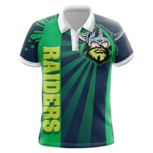Canberra Raiders Polo Shirt 3D Print, All Over Print Polo Shirt Canberra Raiders NRL122062125334