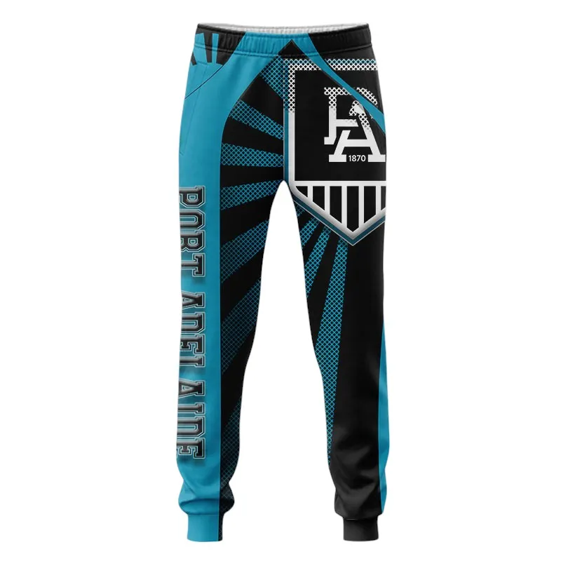Port Adelaide Power Sweatpants 3D Print, All Over Print Sweatpants Port Adelaide Power AFL127062125676