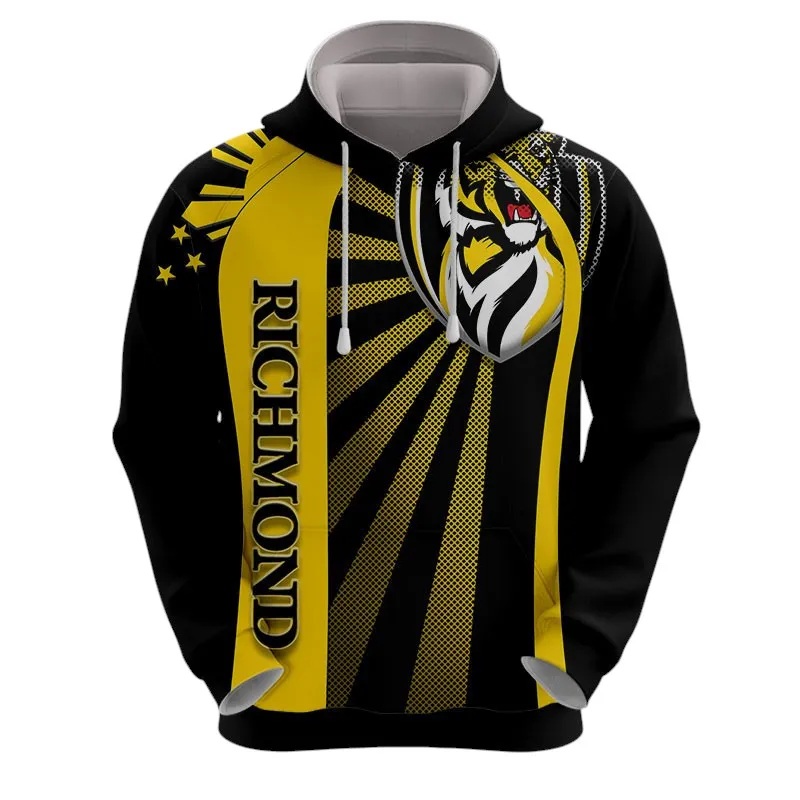 Richmond Tigers Hoodie 3D Print, All Over Print Hoodie Richmond Tigers AFL127062125672