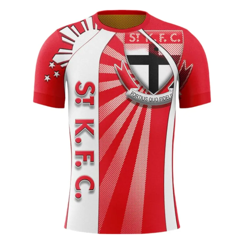 St Kilda FC T-Shirt 3D Print, All Over Print T-Shirt St Kilda FC AFL127062125671