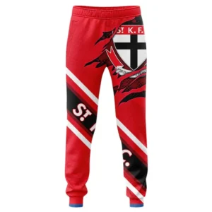 St Kilda FC Sweatpants 3D Print, All Over Print Sweatpants St Kilda FC AFL132062125448