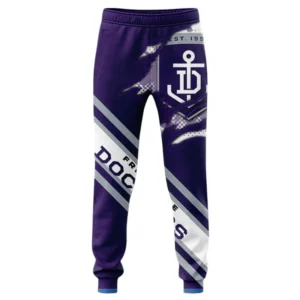 Fremantle Football Club Sweatpants 3D Print, All Over Print Sweatpants Fremantle Football Club AFL132062125454