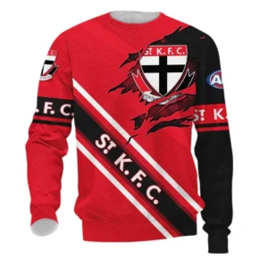 St Kilda FC Sweatshirt 3D Print, All Over Print Sweatshirt St Kilda FC AFL132062125448