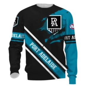 Port Adelaide Power Sweatshirt 3D Print, All Over Print Sweatshirt Port Adelaide Power AFL132062125456