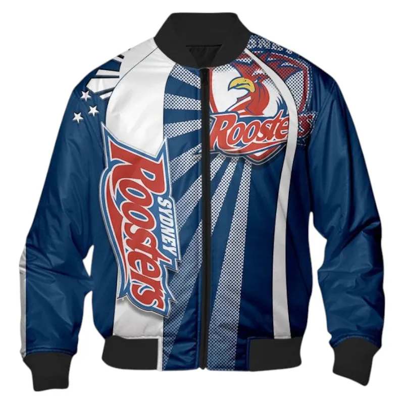 Sydney Roosters Bomber Jacket 3D Print, All Over Print Bomber Jacket Sydney Roosters NRL122062125348