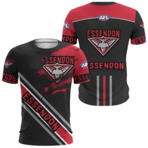 Essendon Football Club T-Shirt 3D Print, All Over Print T-Shirt Essendon Football Club AFL132062125459