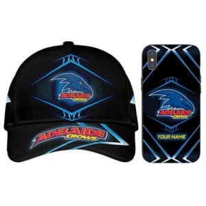 Adelaide Crows Fans Gift Combo Classic Cap + Phone case, All Over Print Classic Cap And Phone case For Sport Fan AFL102072125130