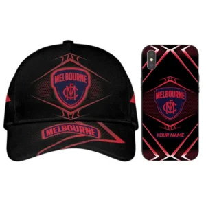 Melbourne Demons Fans Gift Combo Classic Cap + Phone case, All Over Print Classic Cap And Phone case For Sport Fan AFL102072125132