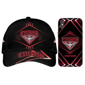Essendon Fans Gift Combo Classic Cap + Phone case, All Over Print Classic Cap And Phone case For Sport Fan AFL102072125139