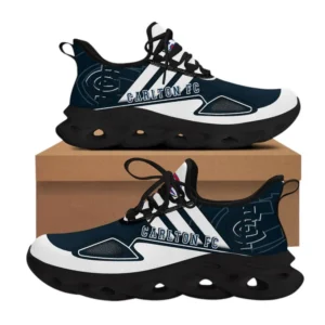 Carlton Fans Gift Max Soul Shoes, All Over Print Shoes For Sport Fan AFL139071925128 - Black