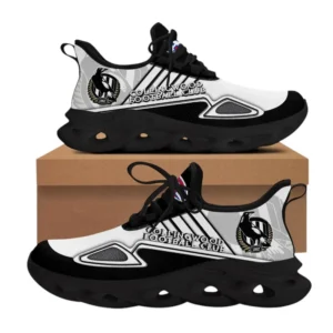 Collingwood Fans Gift Max Soul Shoes, All Over Print Shoes For Sport Fan AFL13907192519 - Black