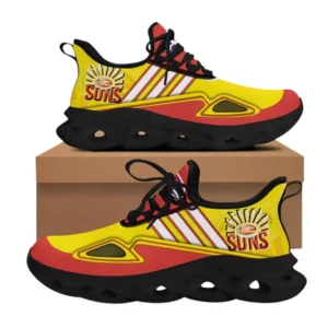 Gold Coast Suns Fans Gift Max Soul Shoes, All Over Print Shoes For Sport Fan AFL139071925138 - Black