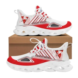 Sydney Swans Fans Gift Max Soul Shoes, All Over Print Shoes For Sport Fan AFL139071925153 - White