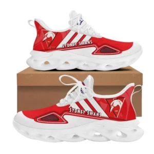 Sydney Swans Fans Gift Max Soul Shoes, All Over Print Shoes For Sport Fan AFL139071925154 - White