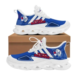 Western Bulldogs Fans Gift Max Soul Shoes, All Over Print Shoes For Sport Fan AFL139071925158 - White