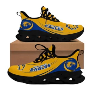 West Coast Eagles Fans Gift Max Soul Shoes, All Over Print Shoes For Sport Fan AFL140071625127 - Black