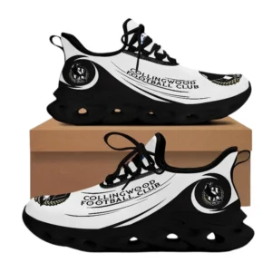 Collingwood Fans Gift Max Soul Shoes, All Over Print Shoes For Sport Fan AFL140071625128 - Black