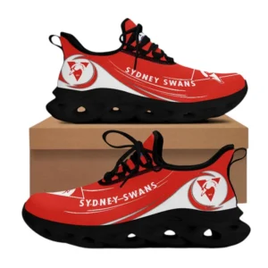 Sydney Swans Fans Gift Max Soul Shoes, All Over Print Shoes For Sport Fan AFL140071625130 - Black
