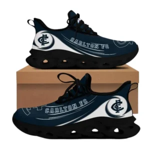 Carlton Fans Gift Max Soul Shoes, All Over Print Shoes For Sport Fan AFL140071625131 - Black