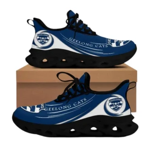 Geelong Cats Fans Gift Max Soul Shoes, All Over Print Shoes For Sport Fan AFL140071625132 - Black