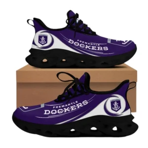 Fremantle Fans Gift Max Soul Shoes, All Over Print Shoes For Sport Fan AFL140071625136 - Black