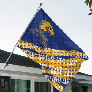 West Coast Eagles Fans Gift Flags, All Over Print Flags For Sport Fan AFL148071925123