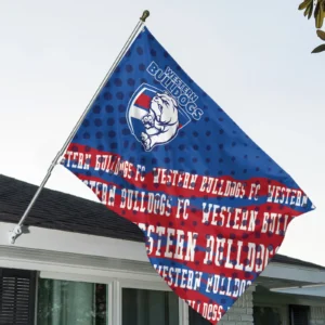 Western Bulldogs Fans Gift Flags, All Over Print Flags For Sport Fan AFL148071925127