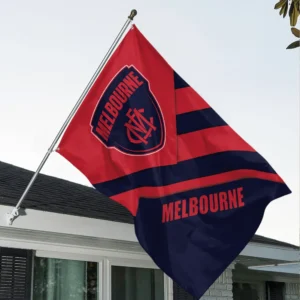 Melbourne Demons Fans Gift Flags, All Over Print Flags For Sport Fan AFL162071925129