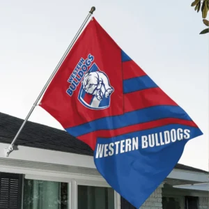 Western Bulldogs Fans Gift Flags, All Over Print Flags For Sport Fan AFL162071925136